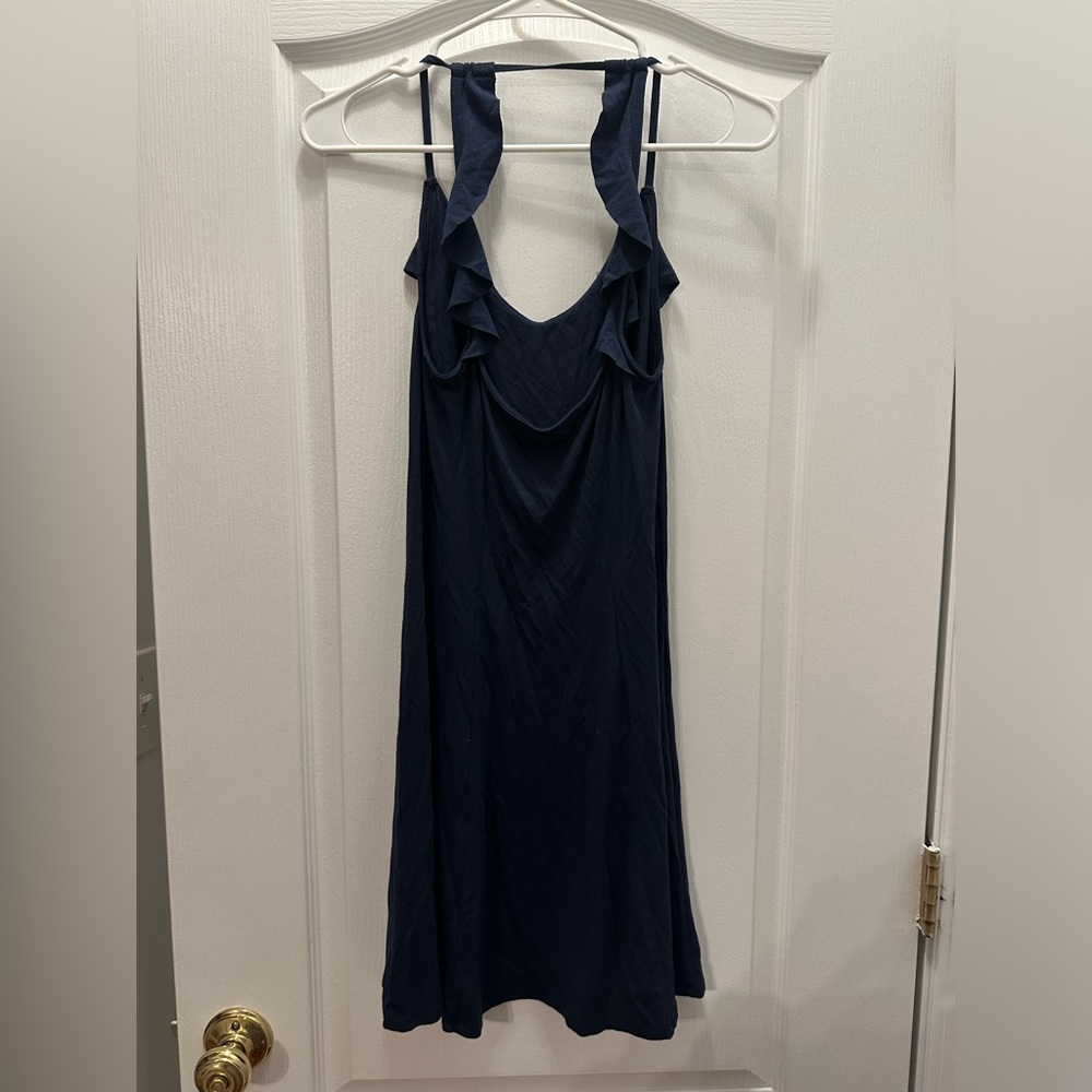 Hollister Small Navy Blue Flowy Dress